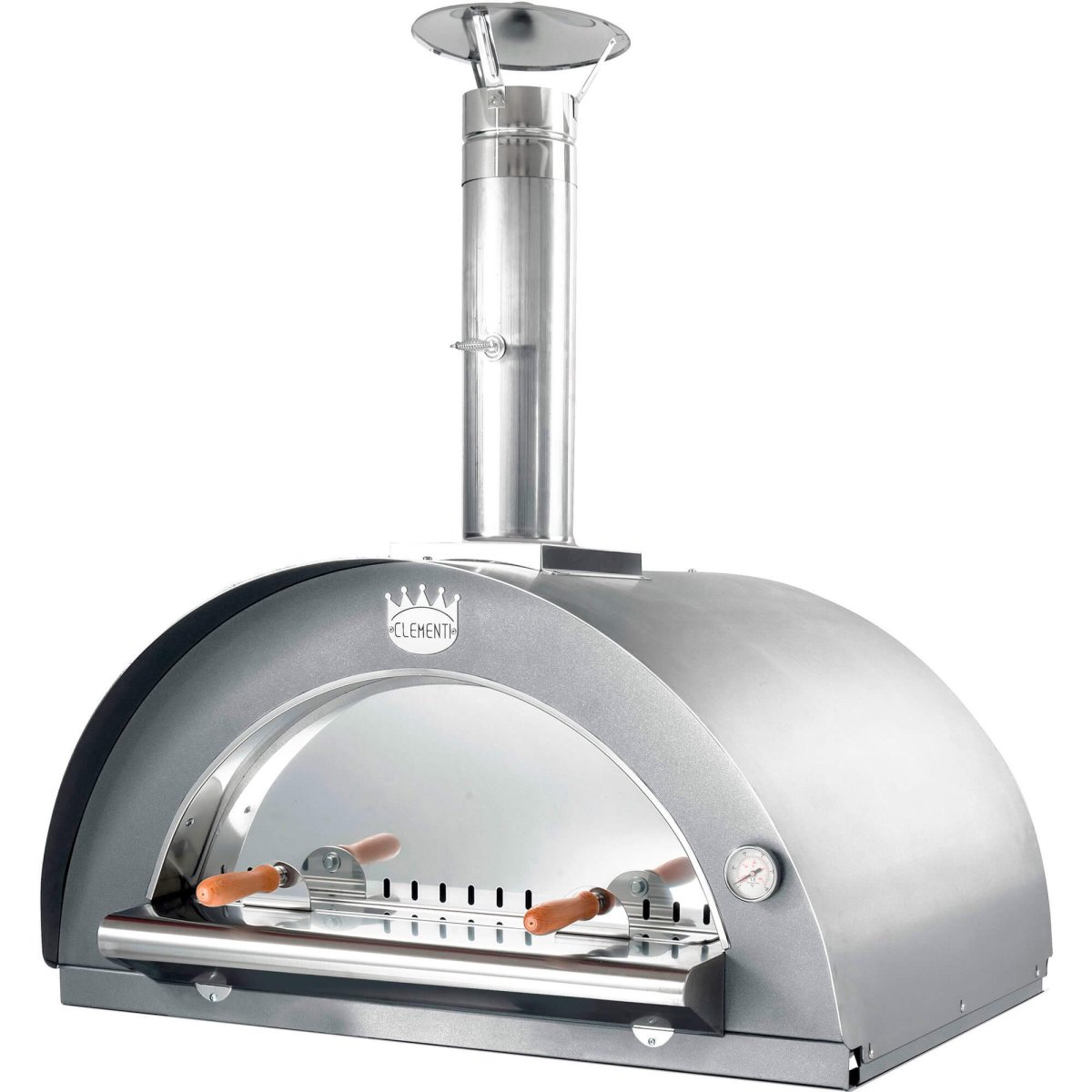 Clementi Family Vedeldad Pizzaugn 60×60 cm. Rostfritt stål - Bild 2