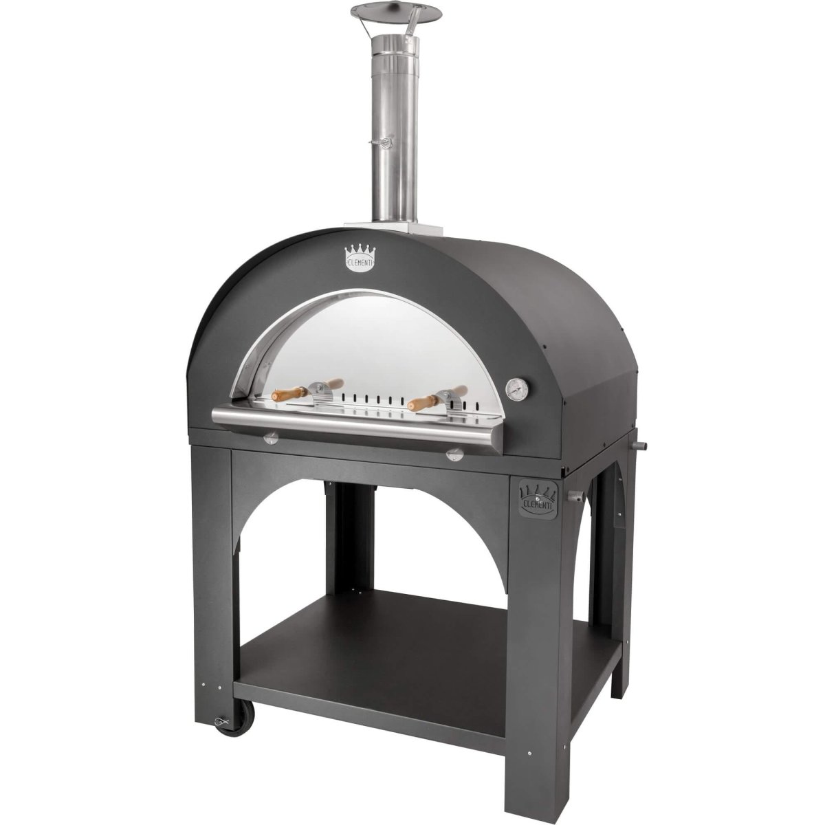 Clementi Pulcinella Vedeldad Pizzaugn 100×80 cm. Antracit