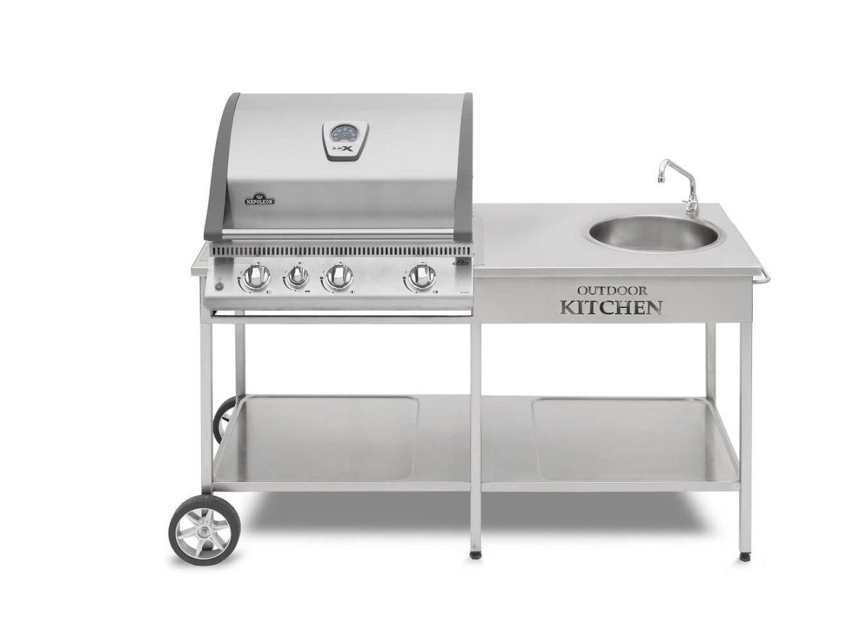 Contura Steel Utekök med gasolgrill och diskho Basic XL - Bild 2