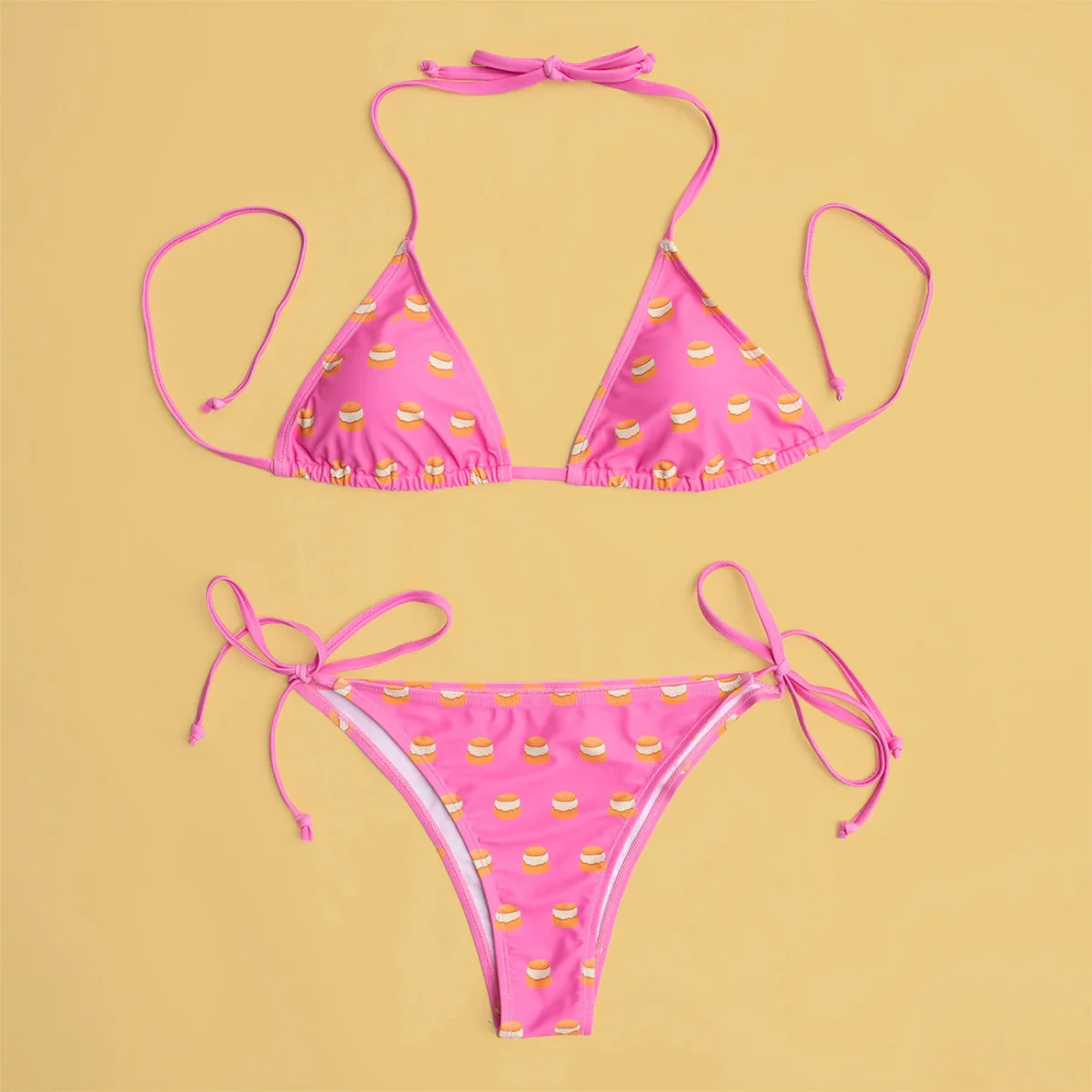 Trekantsbikini rosa - Semlan