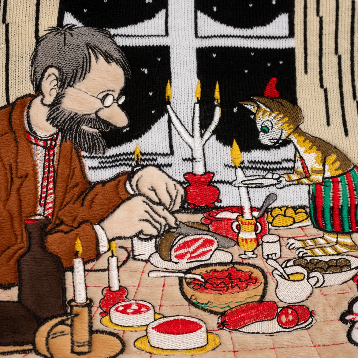 Jultröja - Pettson & findus julbord - Herr - Bild 5