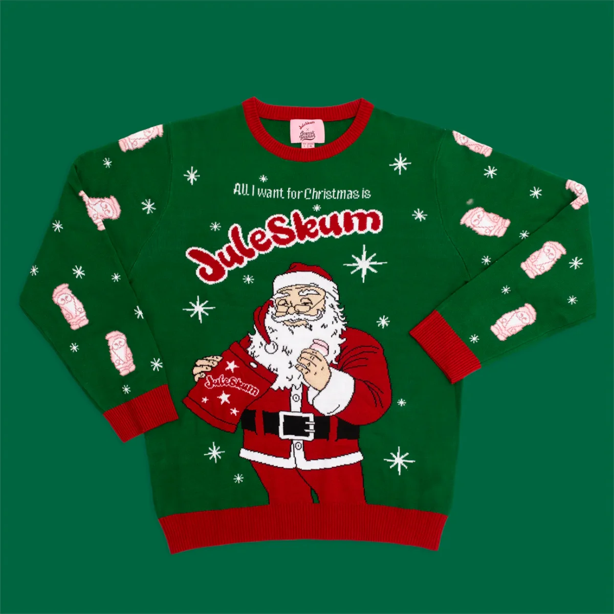 Jultröja - Juleskum grön - Herr - Bild 3