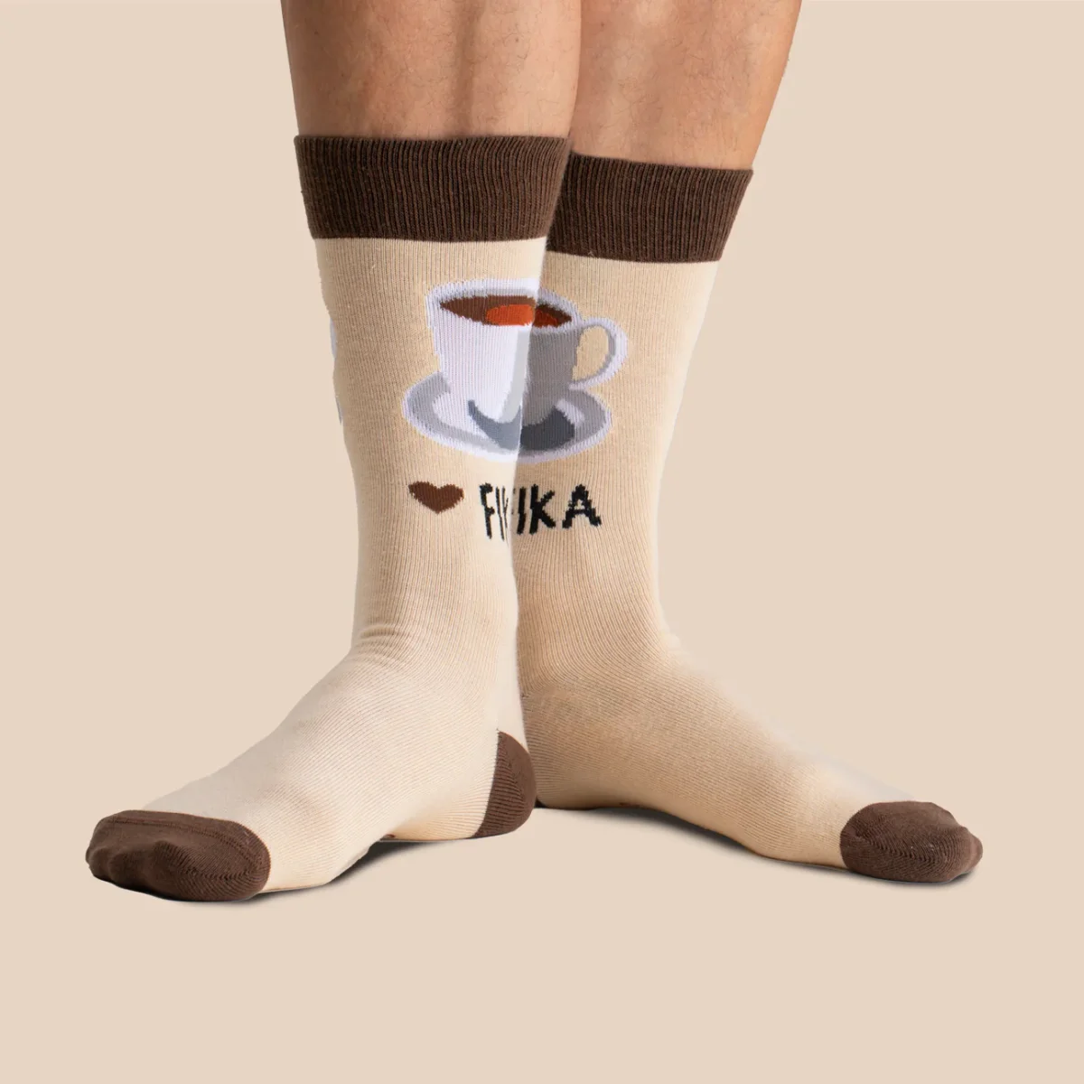 Strumpor - Kaffekopp fika - Bild 2