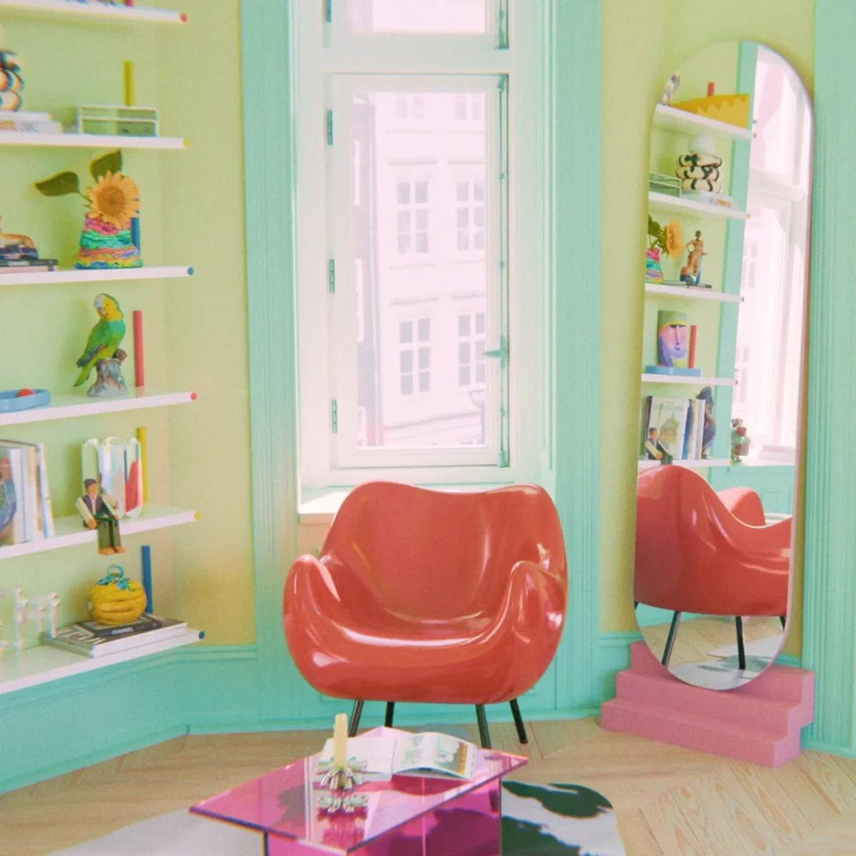 NONCHALANT SPEJL / PINK - Bild 5