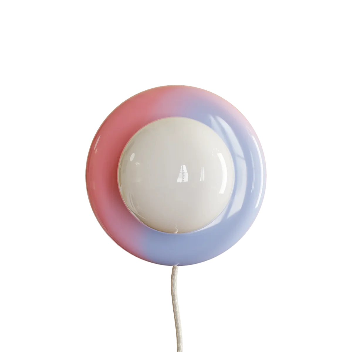 VÆGLAMPE / LYSEBLÅ & PINK - Bild 3